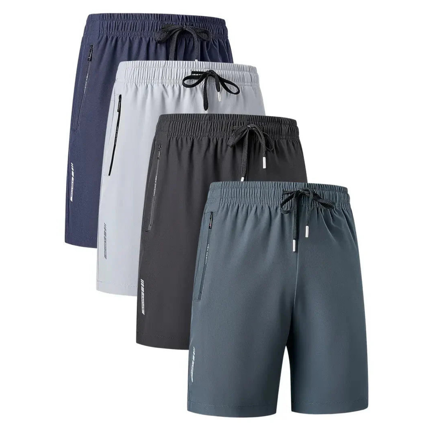 Combo of 4 Men's Stretchable Cotton Shorts for summers ☀️(₹199/piece)