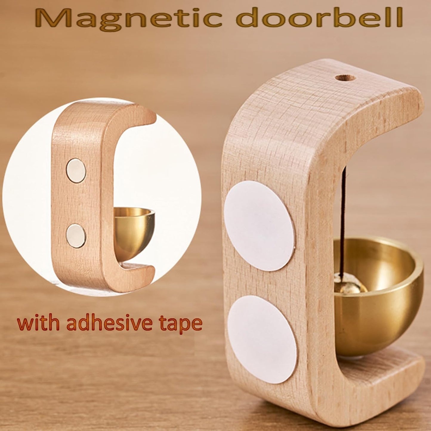 Premium Wooden Bell for Home Décor – Handcrafted to Bring Peace & Positivity