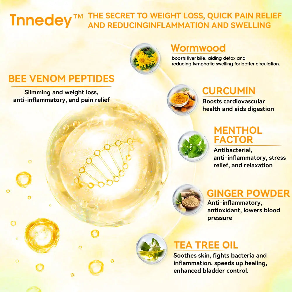 Bee Venom Lymphatic Drainage & Slimming Foot Patches 🌿👣 Buy 1 Get 1 Free!