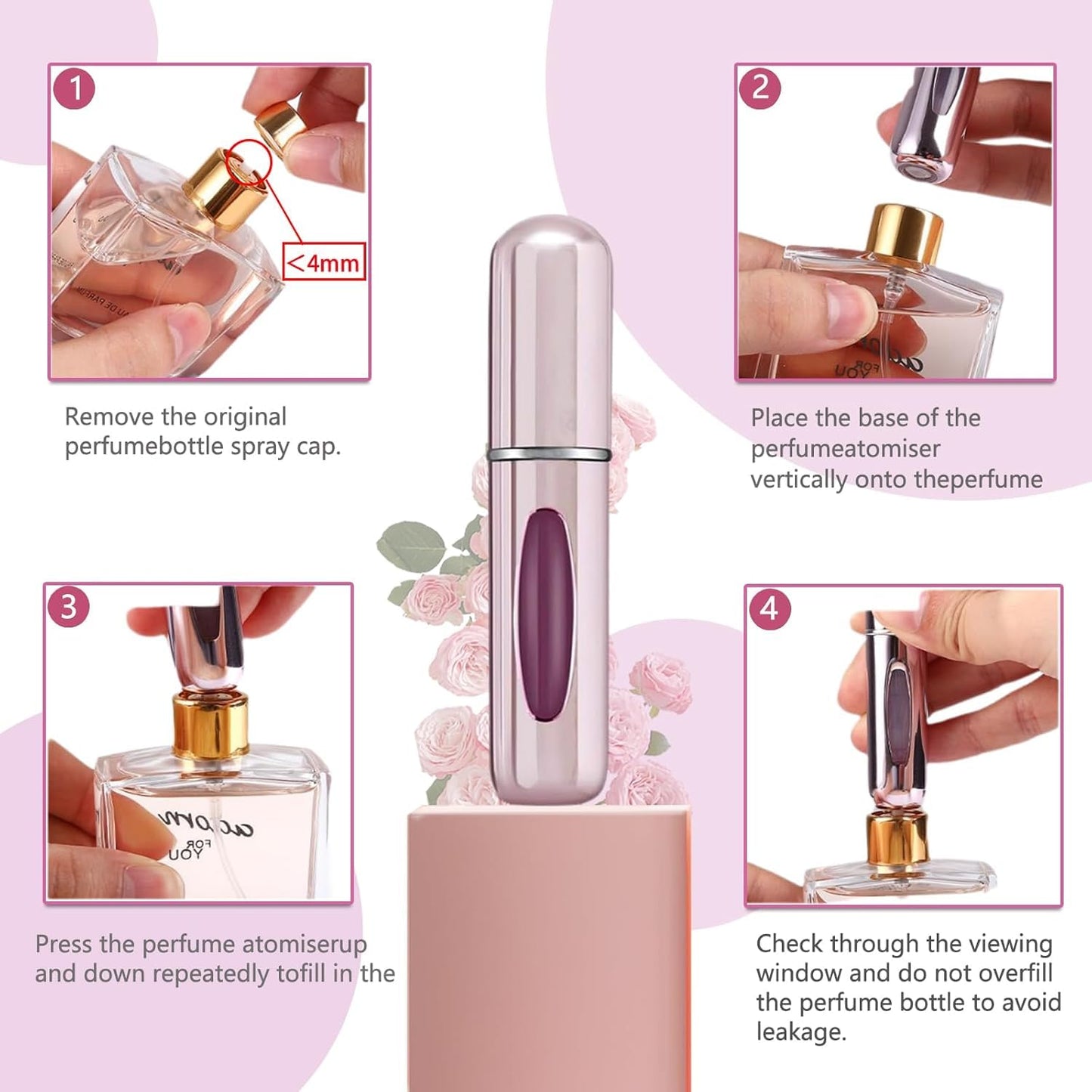 Pocket Perfume Refill Bottle – Carry Your Premium Perfume Anywhere | Buy 1 Get 1 FREE!