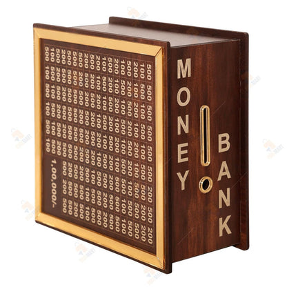 Wooden Money Saving Box  | One Lakh Saving Box |  Small Amount Becomes Big Savings