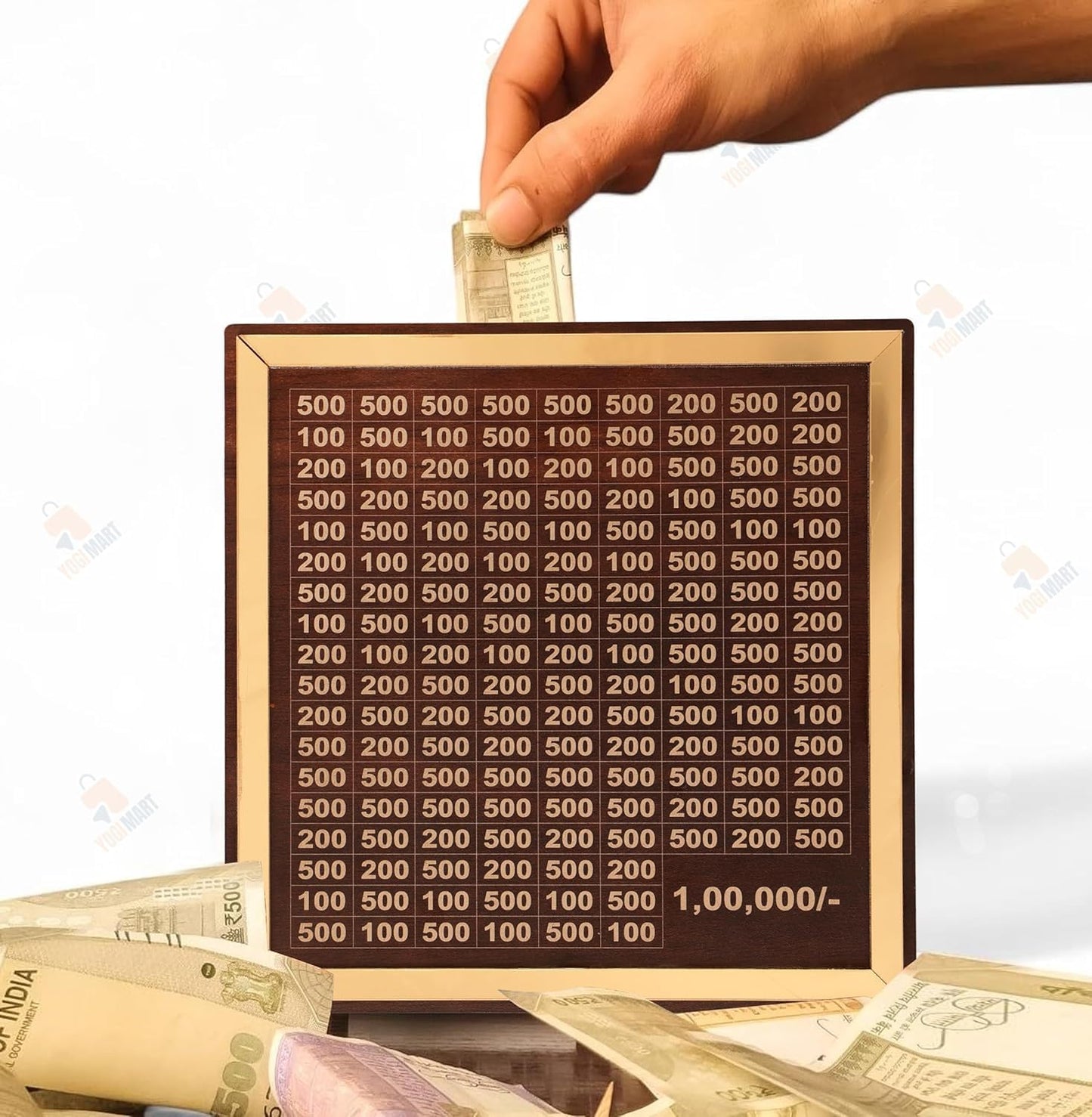 Wooden Money Saving Box  | One Lakh Saving Box |  Small Amount Becomes Big Savings
